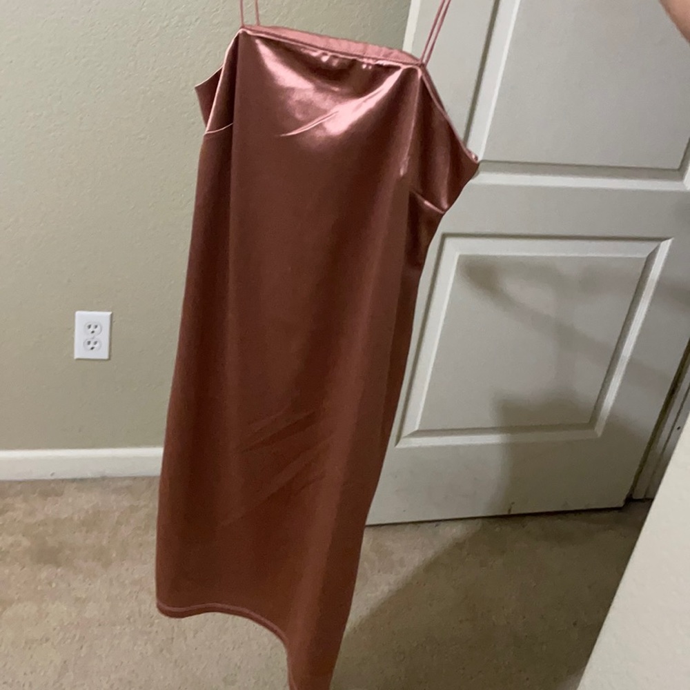 Women’s Small Pink Satin Dress